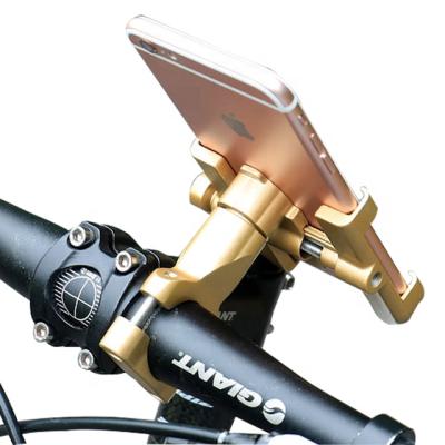 China Adjustable WHEEL UP Flexible Bike Bicycle Phone Mount Aluminum Alloy Motorcycle Handlebar Mobile Phone Holder for sale