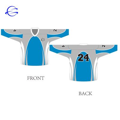 China Shirts & 2019 Leading New Style Breathable Custom Design Sublimated Training Ice Hockey Jersey Custom Team Sport Wear for sale