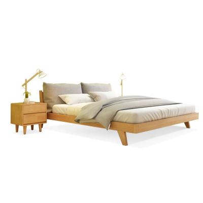 China Modern Solid Wood Queen/King Size Bed Factory Directly Supply Best Class Fabric Bed Reasonable Price Creative Sale for sale