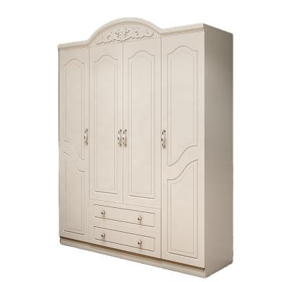 China Stylish Well-designed Removable Wardrobe for Kids and Adults Villas Wedding Furniture Bed Room Furniture European Style Bedroom Wardrobe for sale