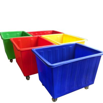 China Seivice Long Life 500LPlastic Transport Boxes Can Be Used For Stacking Dirty Clothes Sheets And Wheelbarrow for sale