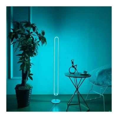 China Modern Home Bedroom Decoration Remote Control Dimmable Led Modern Corner Floor Lamps With Standing Light for sale