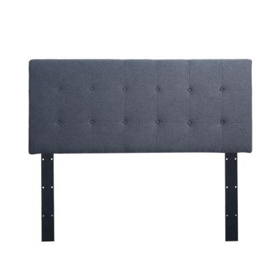 China (Other)Wholesale Adjustable Home King Size Furniture Simple Design Upholstery Bedroom Headboard Bed for sale