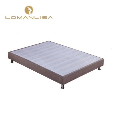 China Modern Hot Selling Queen Size Teak Beds Wooden Base for sale