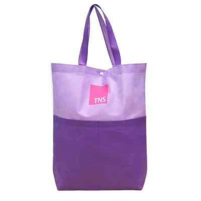 China Wholesale Customized Recycled Shopping Die Cut Nonwoven Bag Waterproof With Printing Logo for sale