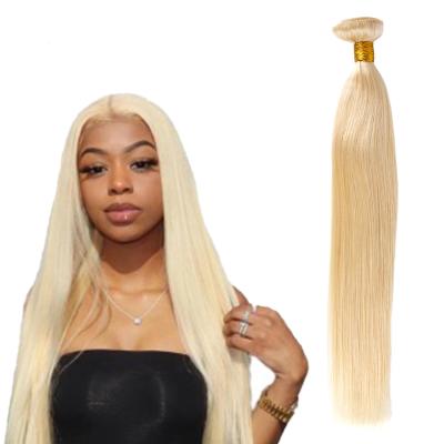 China Wholesale Silky Straight Blonde 613 Brazilian Straight Wave Human Hair Extensions 613# 40inch Bundle for sale