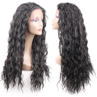 China Water Wave Lace Closure Water Wave Hair Lace Front Synthetic Wigs for sale