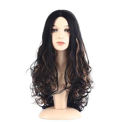 China Other Fashion Synthetic Curly Hair Women's Hair Lace Front Wigs, European and American Long for sale