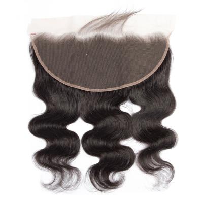 China Human Hair Grade 10A Virgin Hair HD Lace Closure13*6 HD Lace Headband Ready To Ship for sale