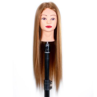 China Synthetic Wig Hot Selling Mannequin Mannequin Training Head Being Used For Braided Hair Cutting And Practice Curling Training for sale