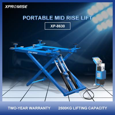 China Portable Mid Rise Scissor Car Lift for sale