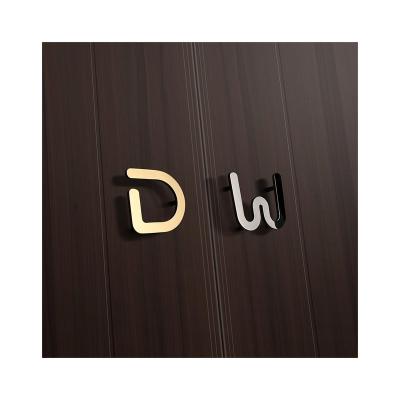 China Global Logo Gold Elements Of The High Quality Eco-friendly Brand Business Manufacturer Custom Door Handle for sale