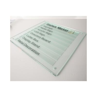 China Custom Directory Signs Wayfinding Entrance Signs Building Floor Directional Signage Glass Wayfinding Signage Please Contact Me for sale