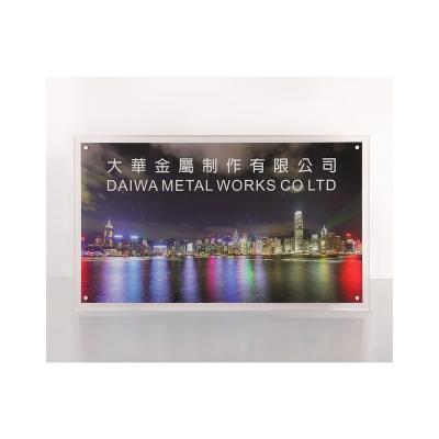 China Factory Direct China Logo Custom Printed Advertisement for Office Buildings SKP for sale