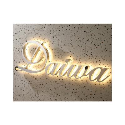 China Other well-designed Letters Illuminated Company Logo Indoor Lighted Business Sign from 3d Acrylic Led for sale