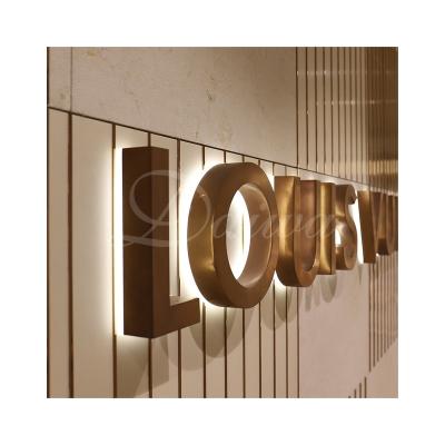 China Other Manufacturers Letter Business Outdoor Light Led Store Front Sign 3d Luminous High Quality Advertising Custom Logo for sale