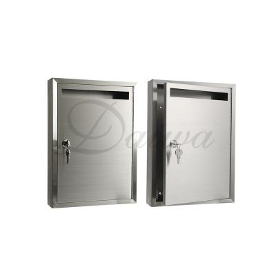 China Wall Mounted Whole Wall Mounted Waterproof Apartment Factory Sale Steel Mail Box Mailbox for sale