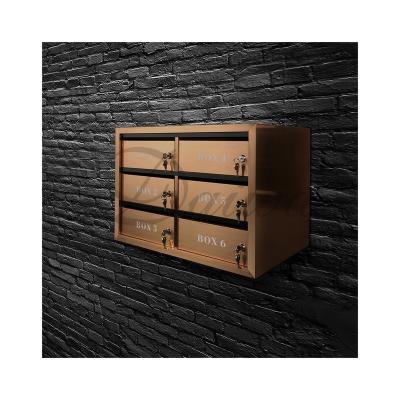 China China Factory Direct Wall Mounted Apartment Mailbox Combination Mailbox Wall Mounted for sale