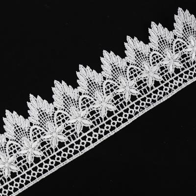 China Bridal Lace Trim Venice Guipure Lace Trim Water Soluble Silky Soft Guipure Lace Trimming for sale