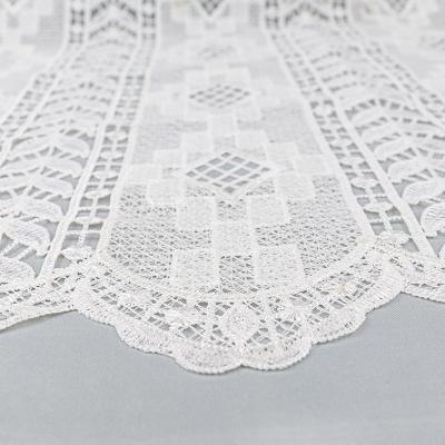 China Factory wholesale price water soluble all over embroidery lace guipure lace for bridal formal dress gown fabric making lace fabric for sale