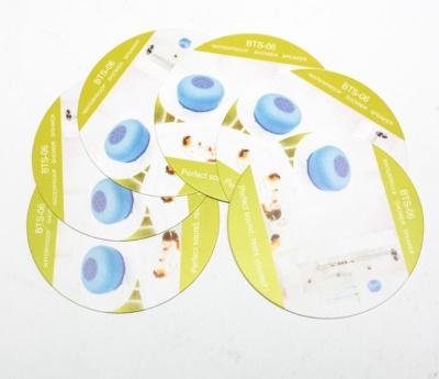 China Booklet Brochure Printing Services Double Sides Round Paper Tags For Clothes for sale