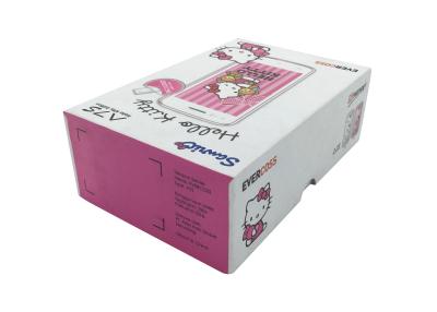 China Hello Kitty Pink Cute Cell Phone Accessories Packaging Cardboard Box for sale