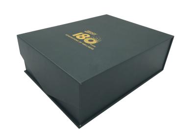 China Gift Black Magnetic Gift Boxes With Lids , Cardboard Presentation Boxes for sale