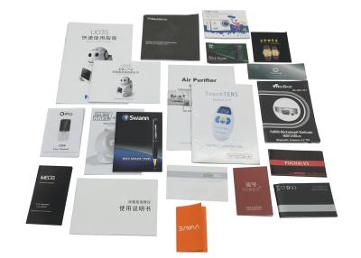 China Custom 3 Fold Brochure Paper Glossy Paper Printing Eco Friendly Book Shape for sale