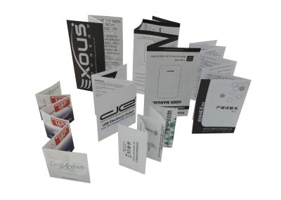 China Adhesive Label Tri Fold Brochure Printing Services Products / Blister Card Printing for sale