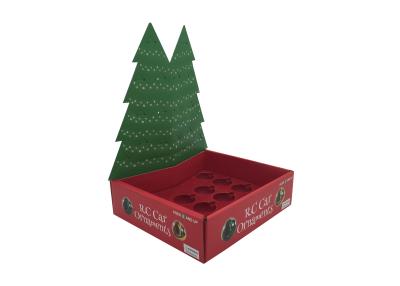 China Christmas Gift Cardboard Counter Display Boxes / Cardboard Product Display Boxes for sale