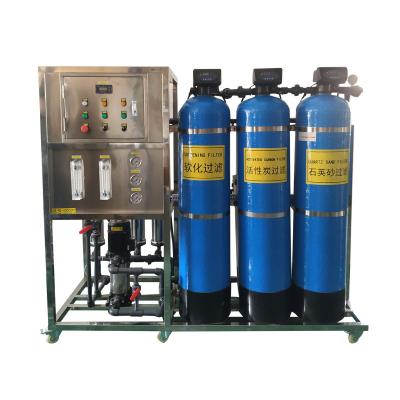 China Garment Shops 1T/H Industrial Water Treatment Equipment RO Plant Water Purification Machine 1000L/H Reverse Osmosis Water Filters for sale