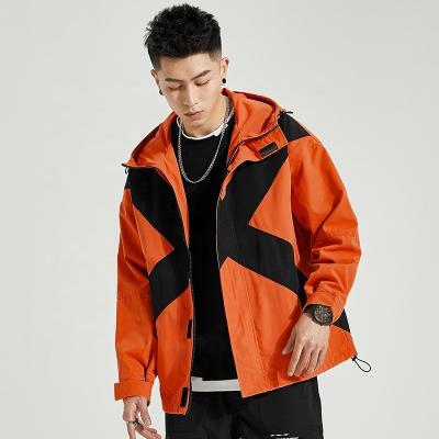 China Viable Color Blocking Loose Irregular Mens Suits Ins X Stripes Jacket Stylish Plus Size Fashionable Jackets for sale