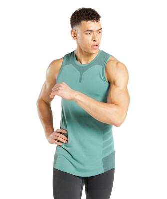 China Wholesale High Quality Mens Sleeveless Tank Top QUICK DRY With Logo Printing Fitness Compression Tank Tops Custom Made Men for sale