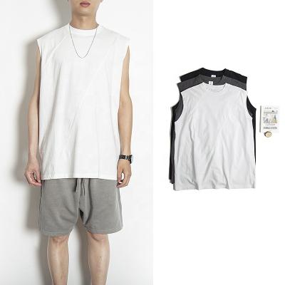 China QUICK DRY Mens Loose Hip Hop Full Tops Casual Men's Gym Tank Tops Sport Shirt Fashion Vest for sale