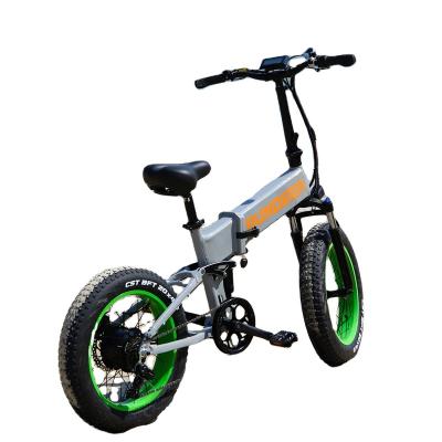 China Rundeer 2022 Aluminum Alloy Hot Sale 48v 750w Dual Fat Battery Ebike Aluminum Alloy Tire Electric Cargo Bicycle for sale