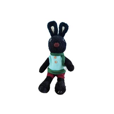 China Disposable HONGCH Bouguer scarf sweater lovers sugar rabbit French rabbit Prince Rabbit plush toy cute doll birthday gift for sale