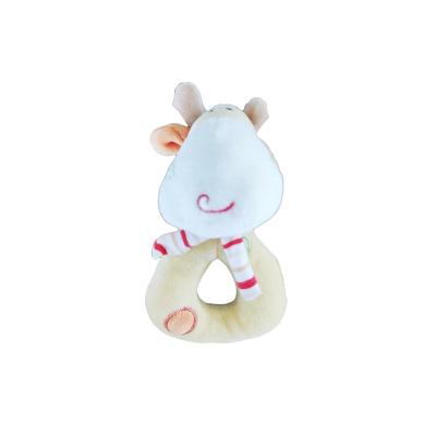 China HONGCH Disposable Hot Selling Environmental Protection Toys Plush Giraffe Soft Look Toys Cute Baby Bell Toys Baby Filled Hand Bell for sale