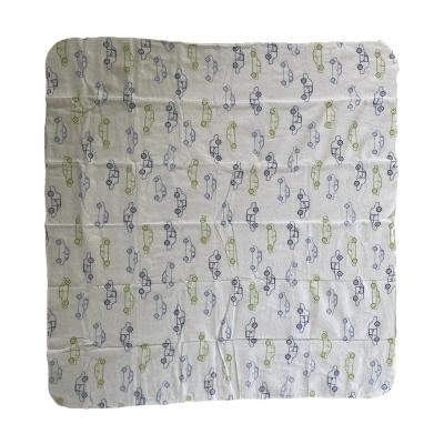 China HONGCH Large Folded 47x47 Inch Cotton Wraps Bamboo Cotton Wrap Muslin Set Wrap Blanket for sale