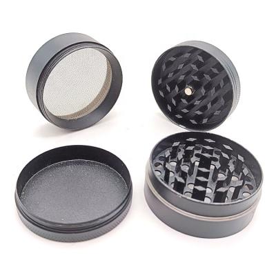 China ALUMINUM Good Quality CNC Machining Customized Black Grinder Weed Herbal Tobacco Smoking Accessories for sale