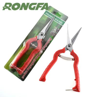 China Professional Garden Pruner Manual Shear Scissors Shear Stainless Plastic Plucking Shears For Leaking Plant for sale