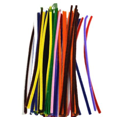 China Wholesale DIY Craft Smooth Treatment Both Ends Assorted Colors Pipe Strippers DIY Art Craft Decorations Chenille Stems for sale