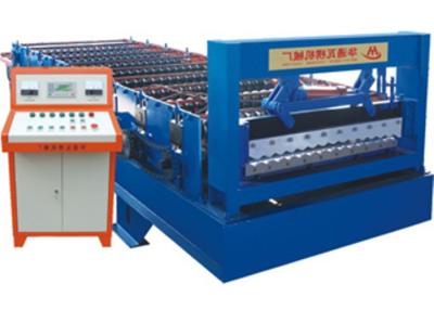 China Steel Panel Corrugated Tile Forming Machine , Roof Sheet Making Machine for sale