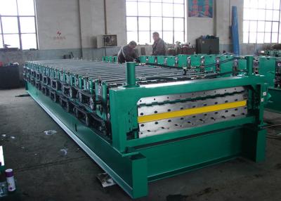 Chine Petit pain de double couche de toit de tuile d'étape formant la grande vitesse de machine 15 m/min à vendre