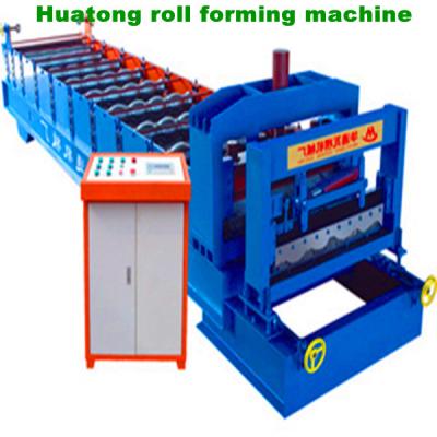 China Circle Arc Glazed Tile Roll Forming Machine Heat Treatment , HT 28-207-828 for sale