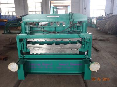 China HT Double Layer Roof Panel Roll Forming Machine For Glazing Roof Sheet for sale