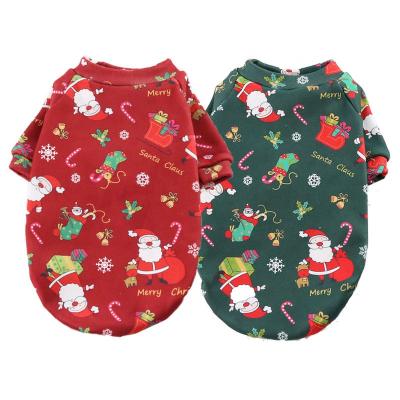 China Amazon Success Christmas Dog Apparel Cats Garment Sustainable Holiday Pet Clothes for sale