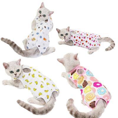 China Viable Cat Dress for Abdominal Injuries Pet Comfortable Surgical Gown Recovery Sterilization Suit Pet Recovery Clothes for sale