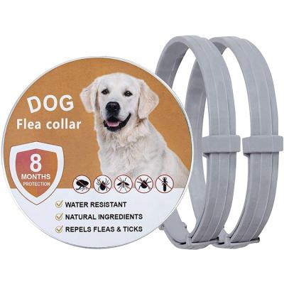 China Wholesale Viable Bag High Quality OPP Dog Tick Collar Insects Repellent Natural Essential Oil Pets Rubber Collar for sale