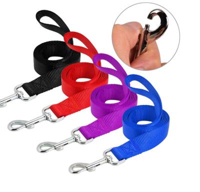 China New Fashion Sustainable Reusable Pet Products Nylon Dog Leash Hook For Daily Walk Increasing Outdoor Walking for sale