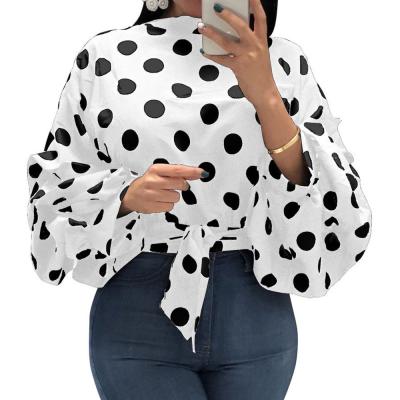 China Women Workable White Shirt Female Spring Blouse Tops Long Sleeve Casual Lady Loose Turn-Down Collar Blouses for sale